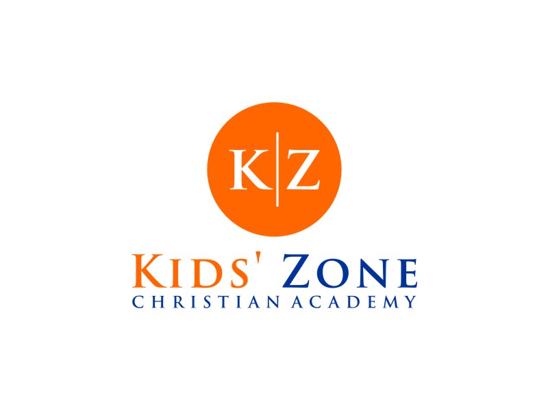 Kids' Zone Christian Academy logo design by Artomoro