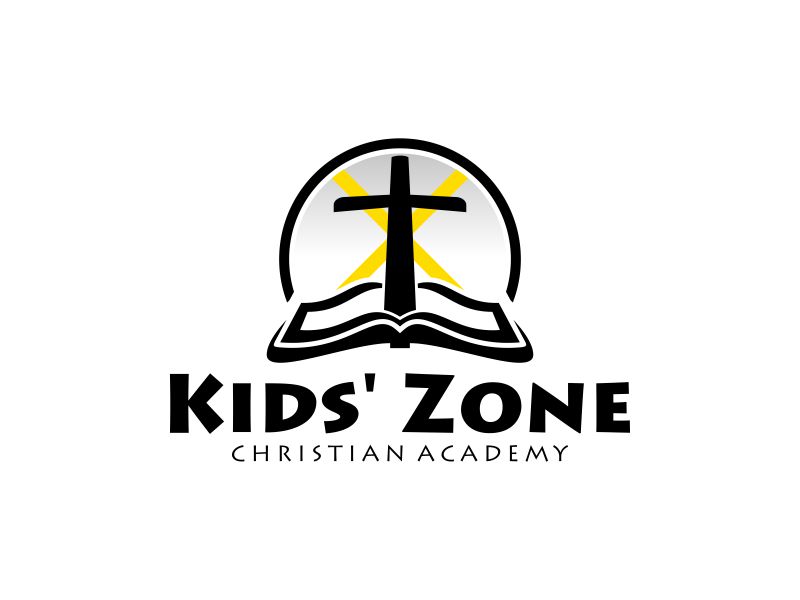 Kids' Zone Christian Academy logo design by Gedibal