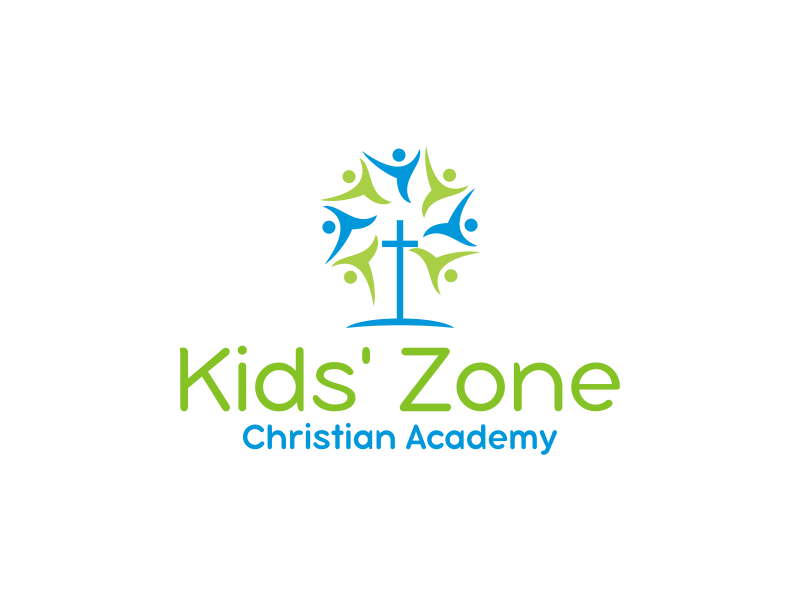 Kids' Zone Christian Academy logo design by cikiyunn