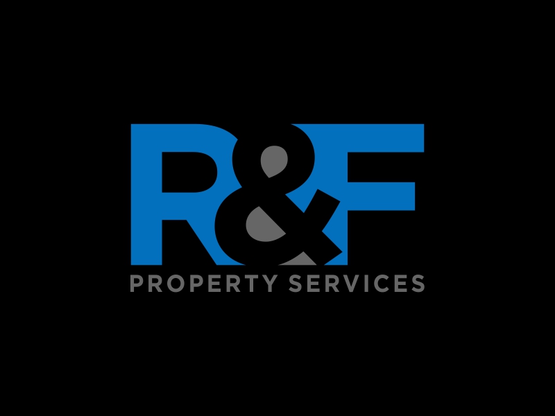 R & F property Services logo design by zeta