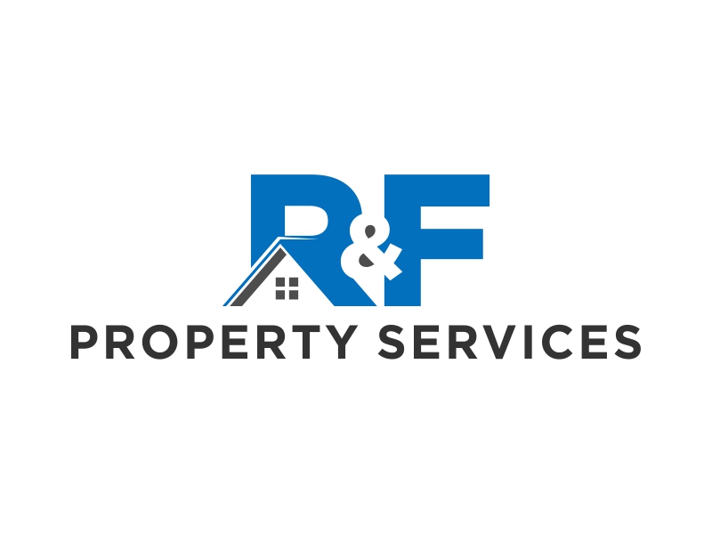 R & F property Services logo design by zeta