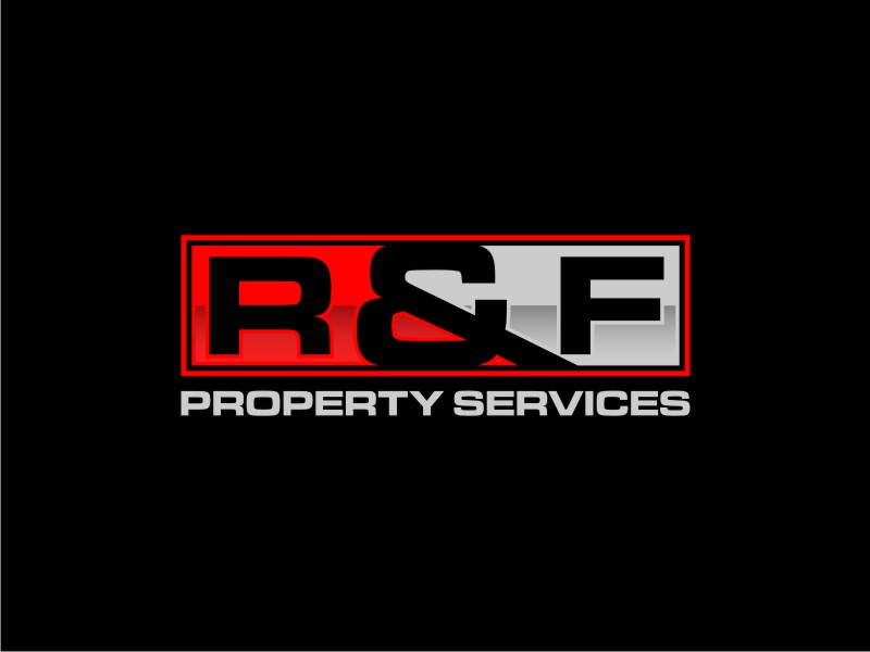 R & F property Services logo design by Nenen