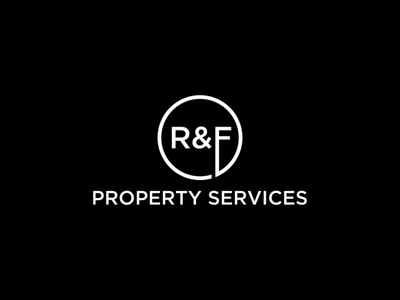 R & F property Services logo design by blessings