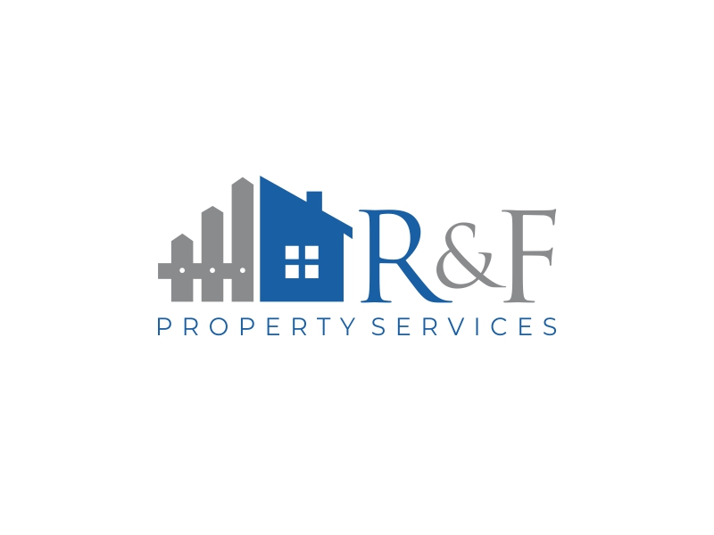 R & F property Services logo design by jagologo
