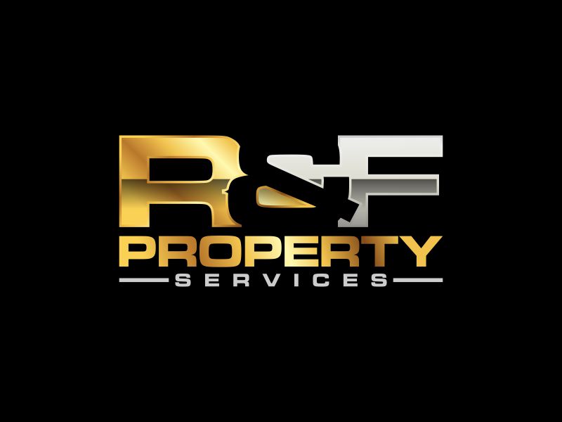 R & F property Services logo design by josephira