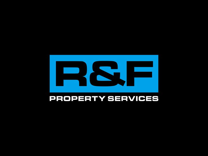 R & F property Services logo design by qonaah