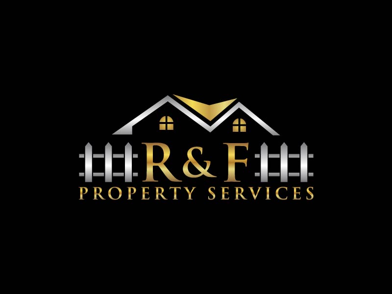 R & F property Services logo design by Andri