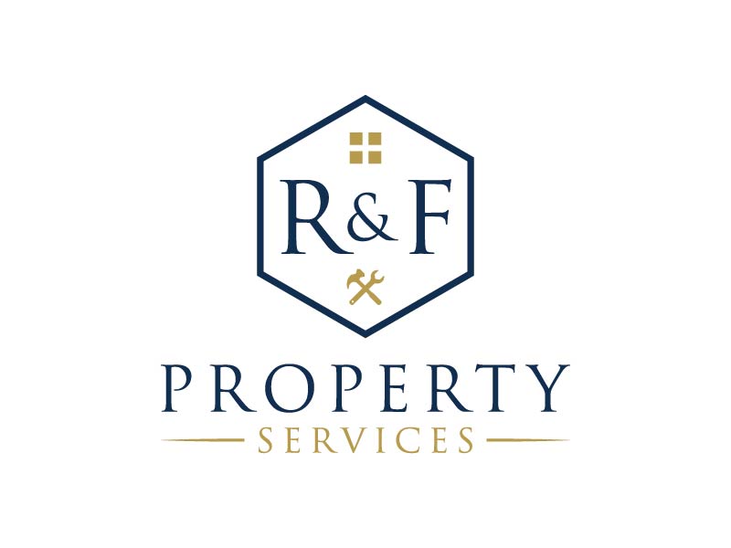 R & F property Services logo design by Andri