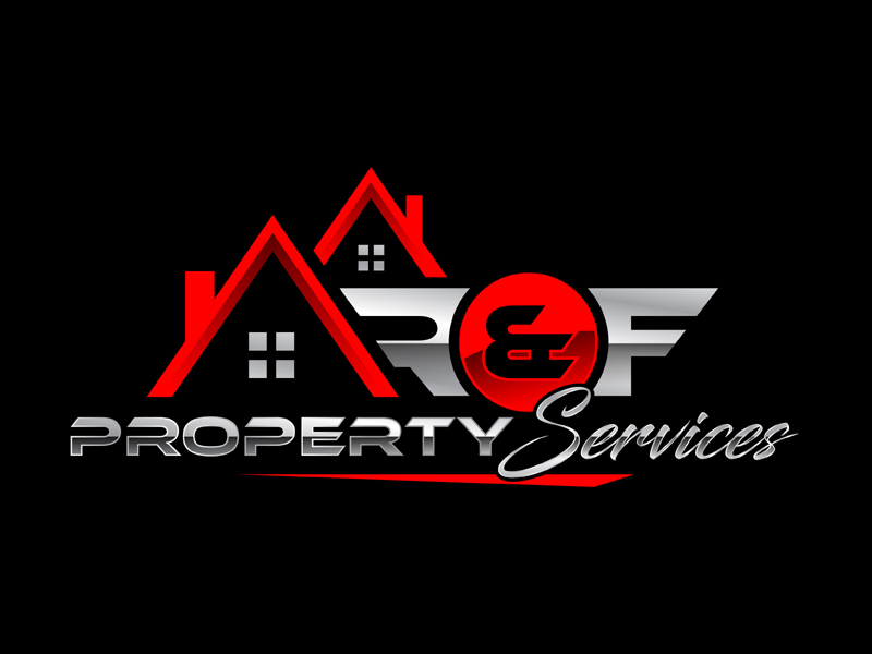 R & F property Services logo design by MAXR