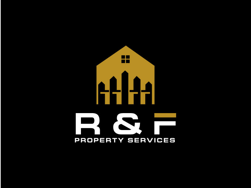 R & F property Services logo design by MonkDesign