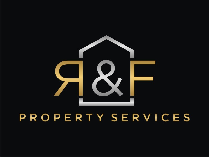 R & F property Services logo design by Artomoro