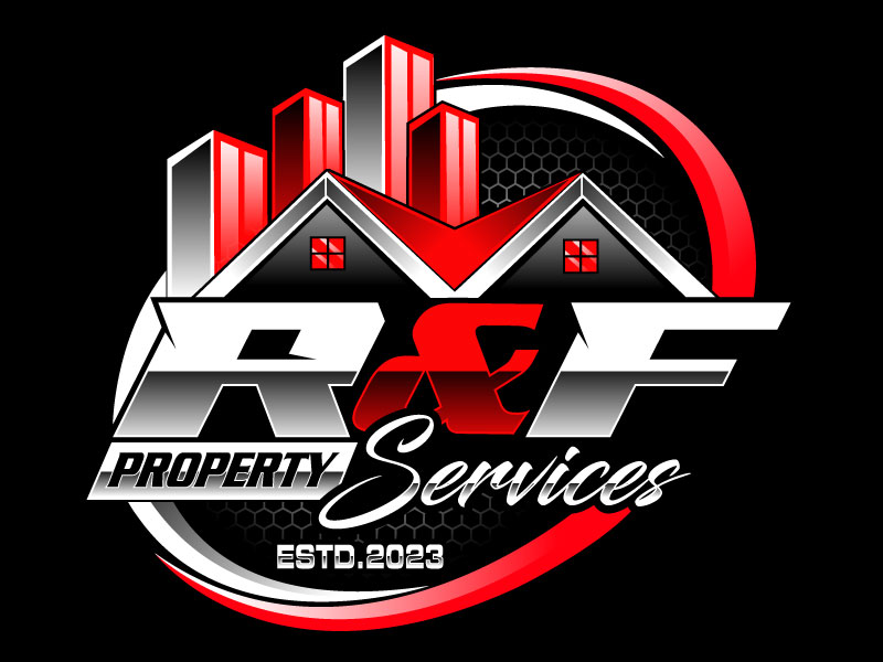 R & F property Services logo design by Gilate