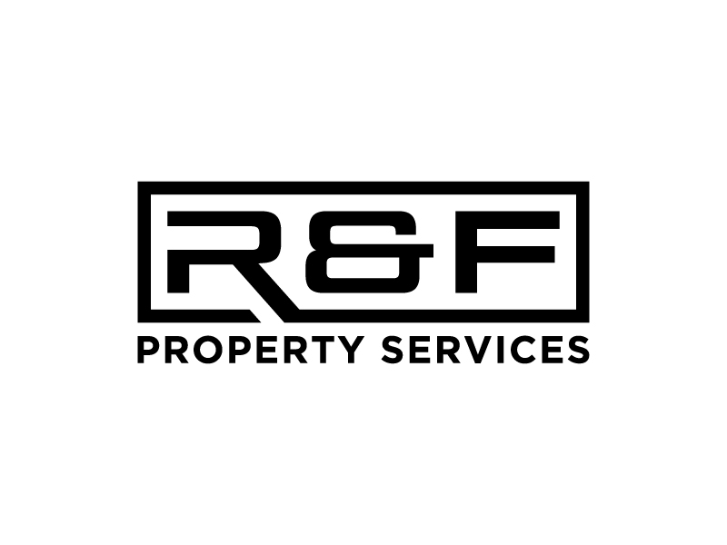 R & F property Services logo design by Fear