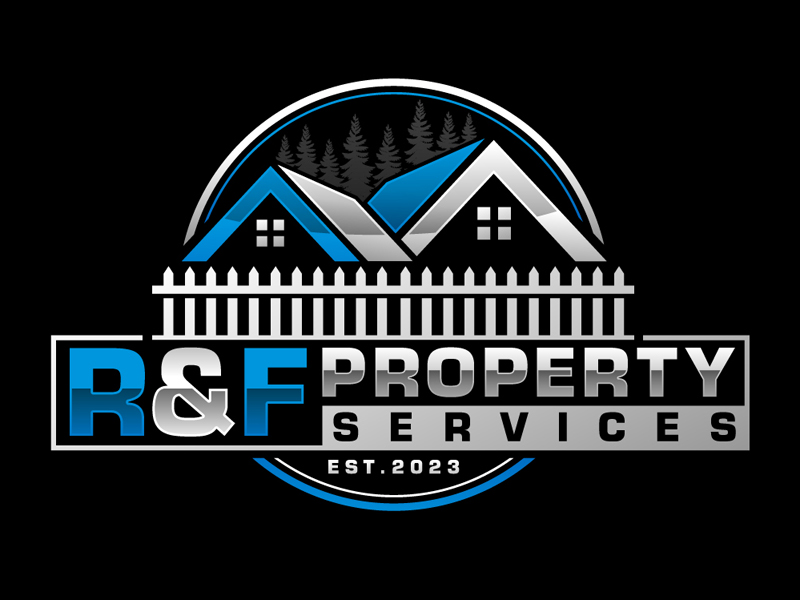 R & F property Services logo design by DreamLogoDesign