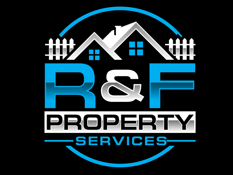 R & F property Services logo design by DreamLogoDesign