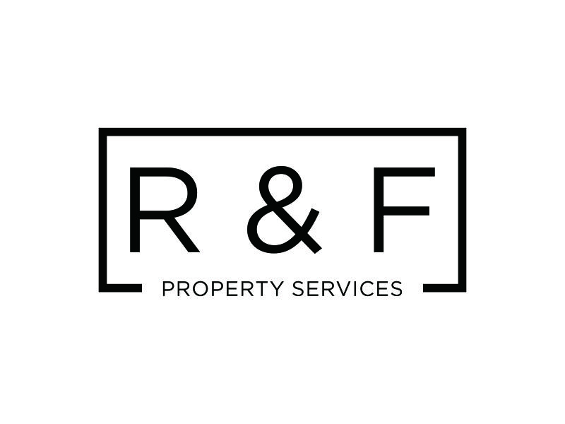 R & F property Services logo design by ozenkgraphic