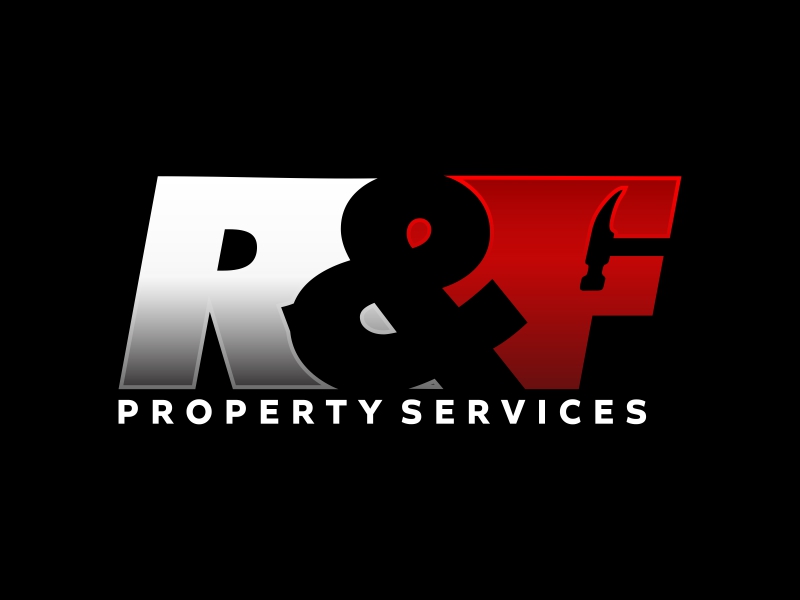 R & F property Services logo design by FirmanGibran