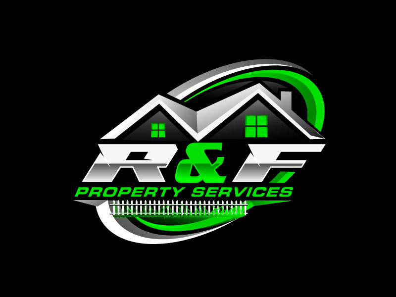 R & F property Services logo design by Avijit