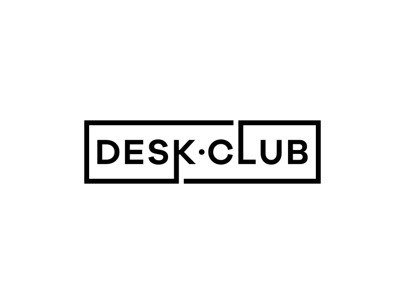 Desk.Club logo design by violin