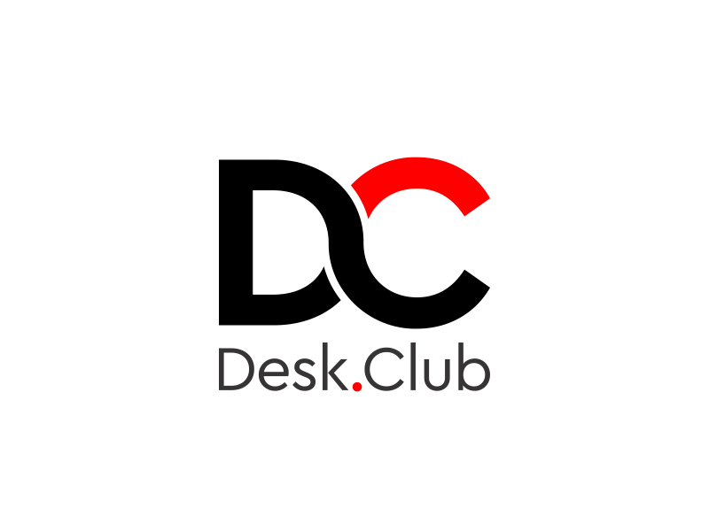 Desk.Club logo design by pionsign