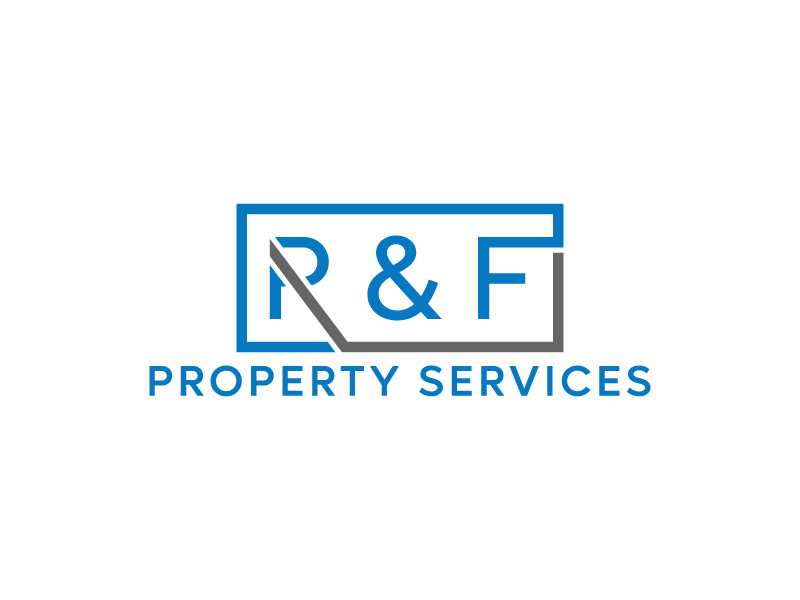 R & F property Services logo design by okta rara