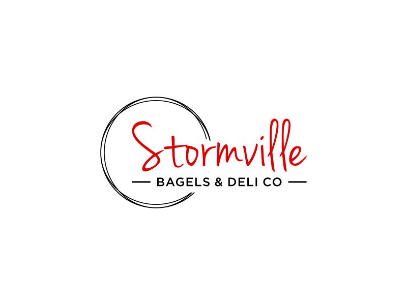Stormville bagels & deli co logo design by mukleyRx
