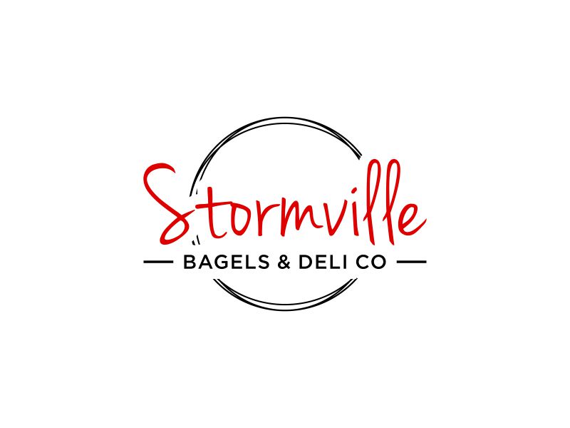 Stormville bagels & deli co logo design by mukleyRx