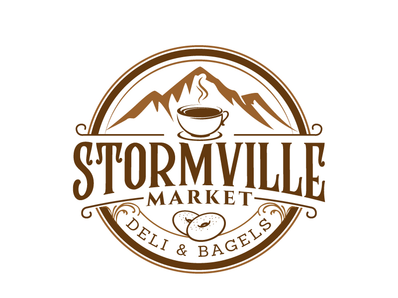 Stormville bagels & deli co logo design by jaize