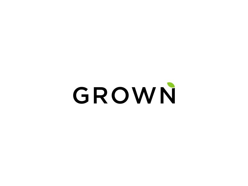 Grown logo design by yeve