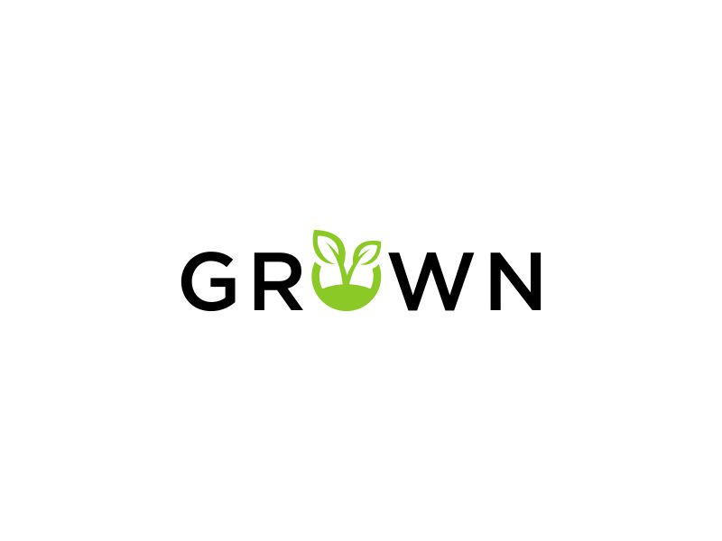 Grown logo design by yeve