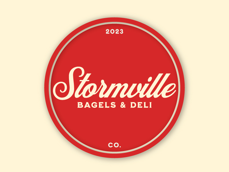 Stormville bagels & deli co logo design by Sami Ur Rab