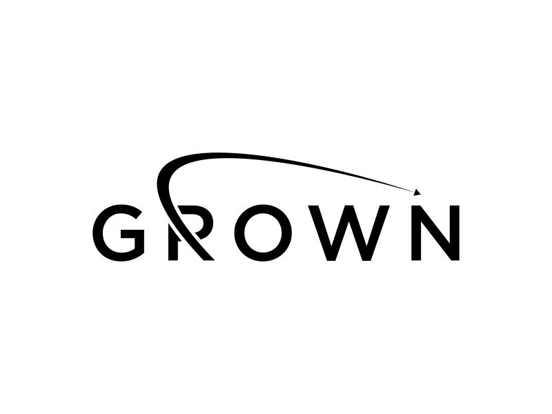 Grown logo design by hoqi