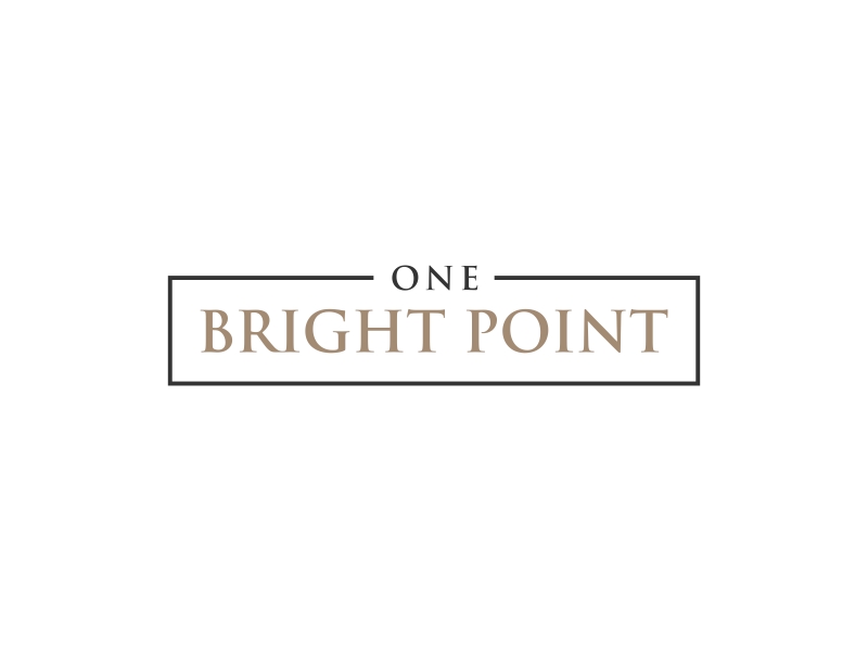 ONE BRIGHT POINT logo design by GassPoll