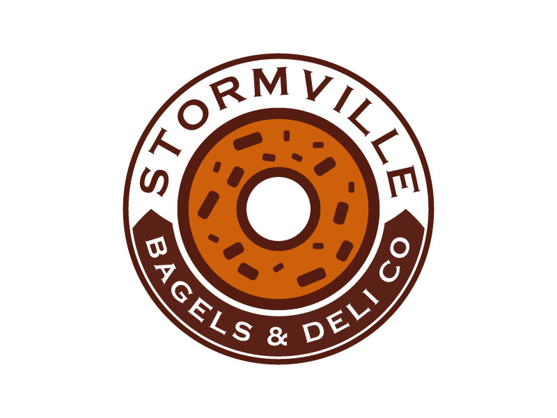Stormville bagels & deli co logo design by aryamaity