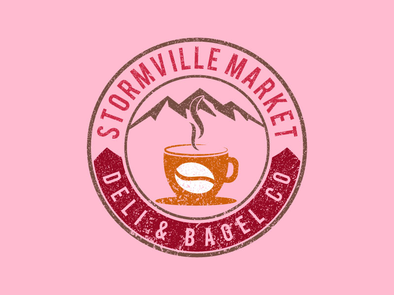 Stormville bagels & deli co logo design by aryamaity