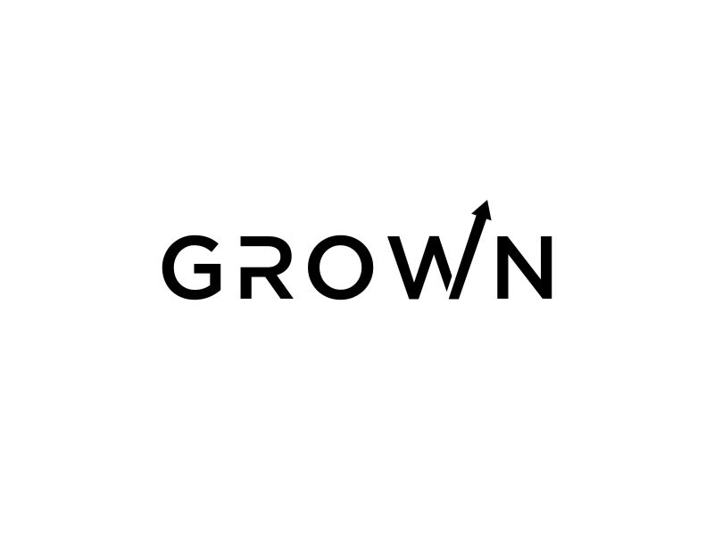 Grown logo design by blessings