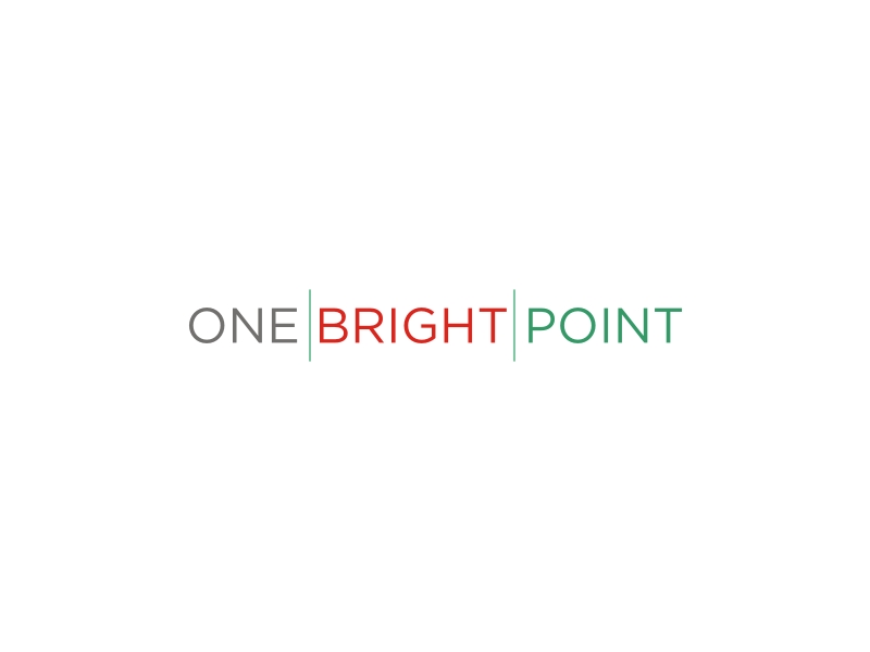 ONE BRIGHT POINT logo design by clayjensen