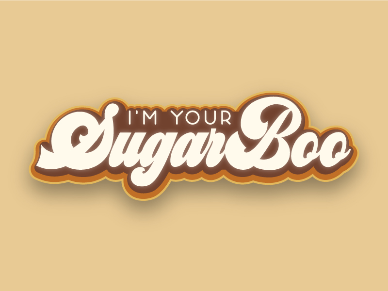I'm Your Sugar Boo logo design by Sami Ur Rab