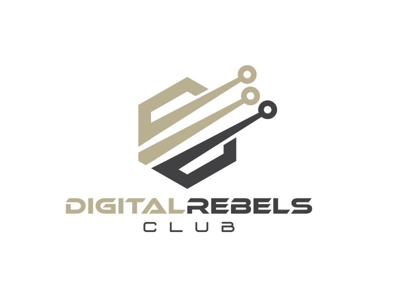 Digital Rebels Club logo design by serprimero