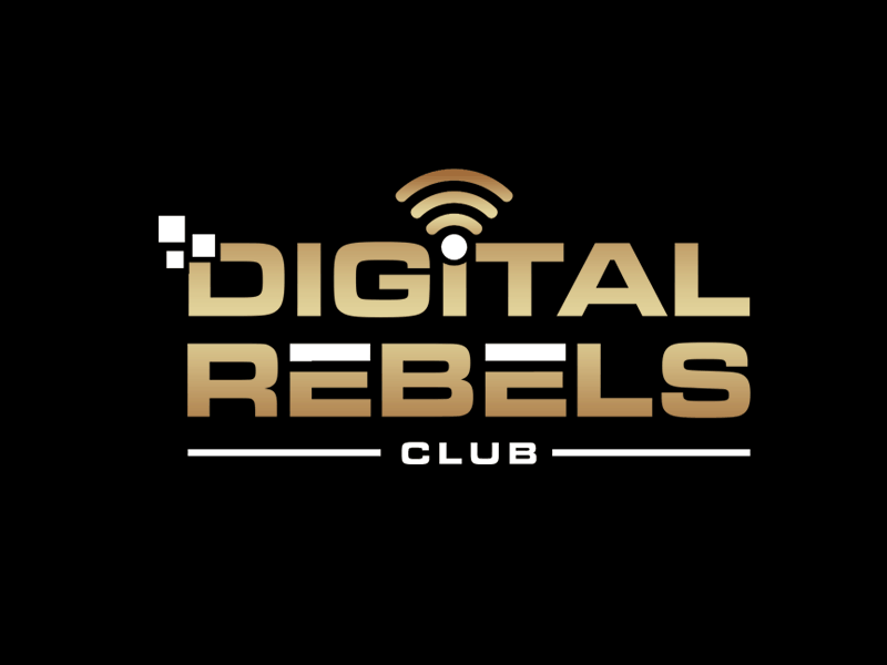 Digital Rebels Club logo design by Bananalicious