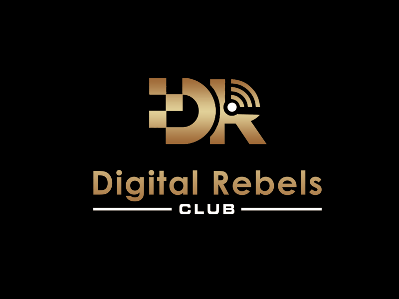 Digital Rebels Club logo design by Bananalicious