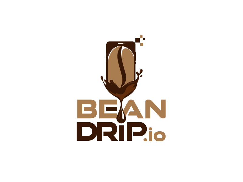 BeanDrip.io logo design by kreativek
