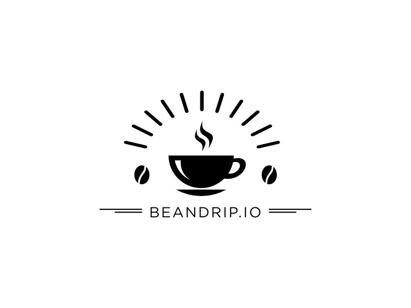 BeanDrip.io logo design by cocote