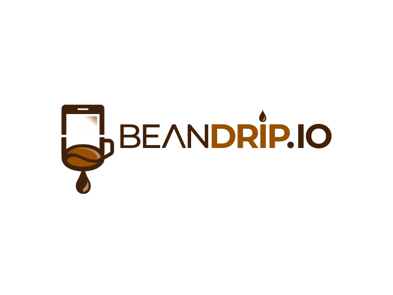 BeanDrip.io logo design by kimora