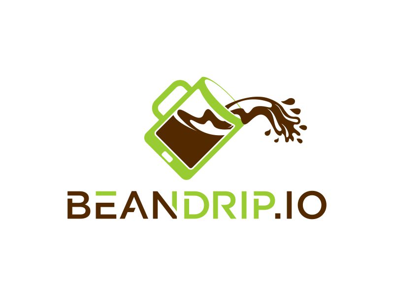 BeanDrip.io logo design by veter