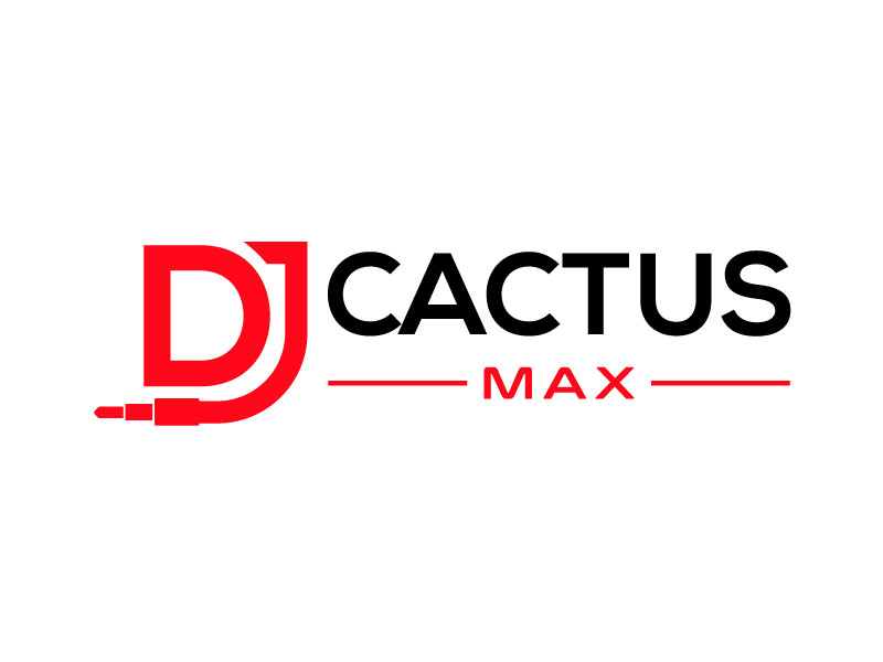 DJ Cactus Max logo design by MonkDesign