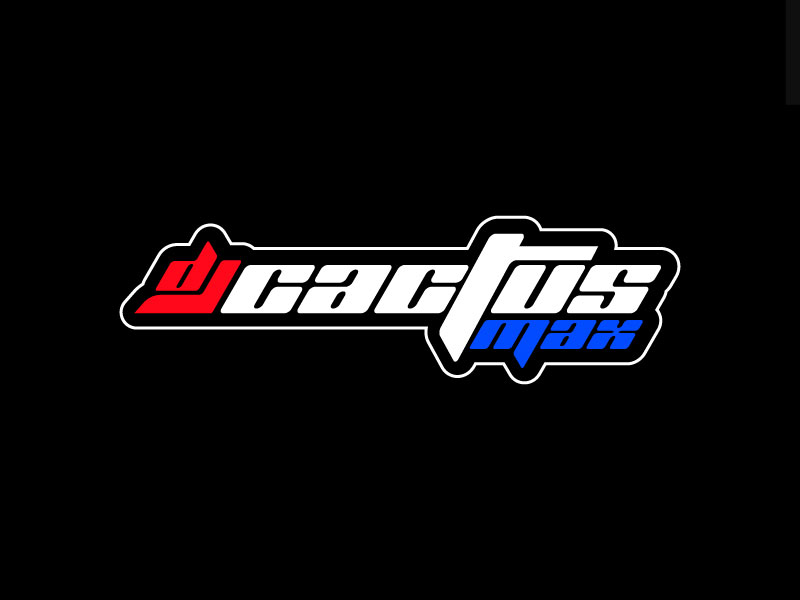 DJ Cactus Max logo design by MonkDesign
