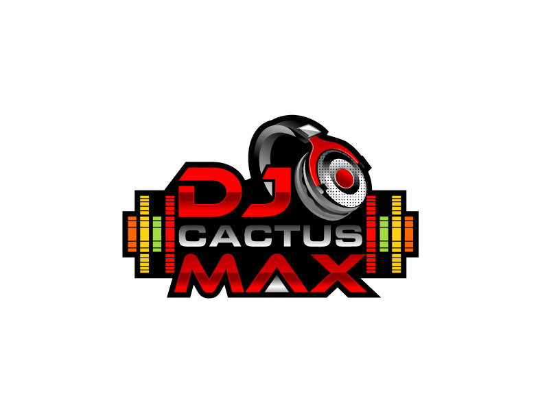 DJ Cactus Max logo design by bezalel