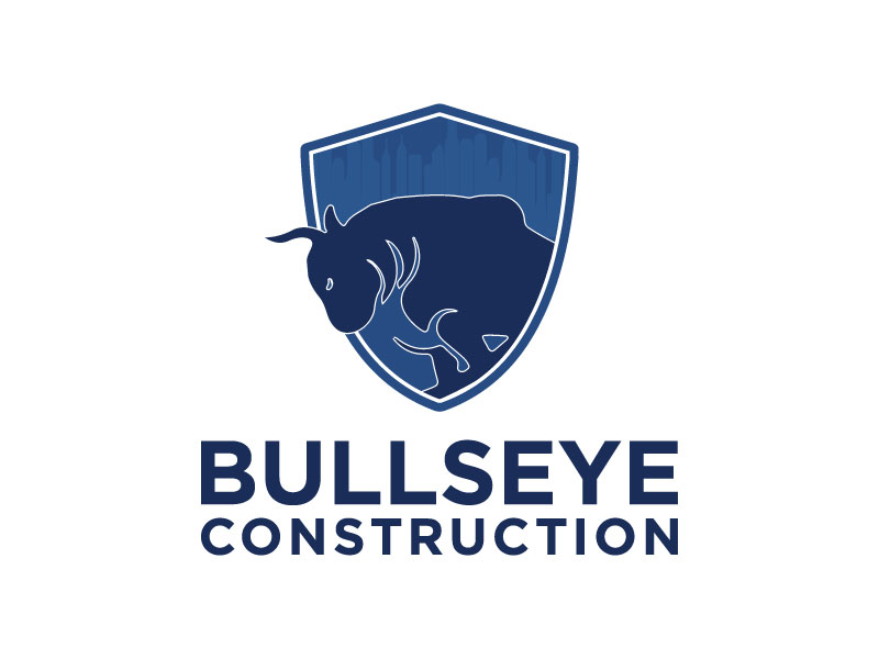 Bullseye Construction logo design by Xiofa