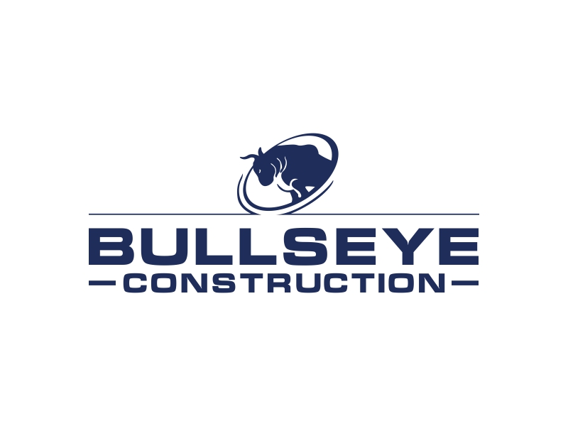 Bullseye Construction logo design by rizuki